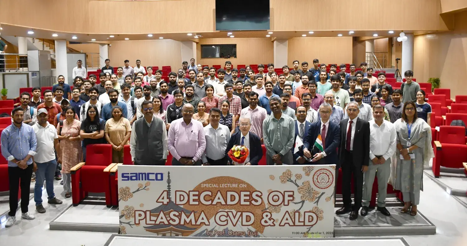 Attendees of "4 Decades of Plasma CVD & ALD" Invited Lecture held by Osamu Tsuji at IIT Delhi