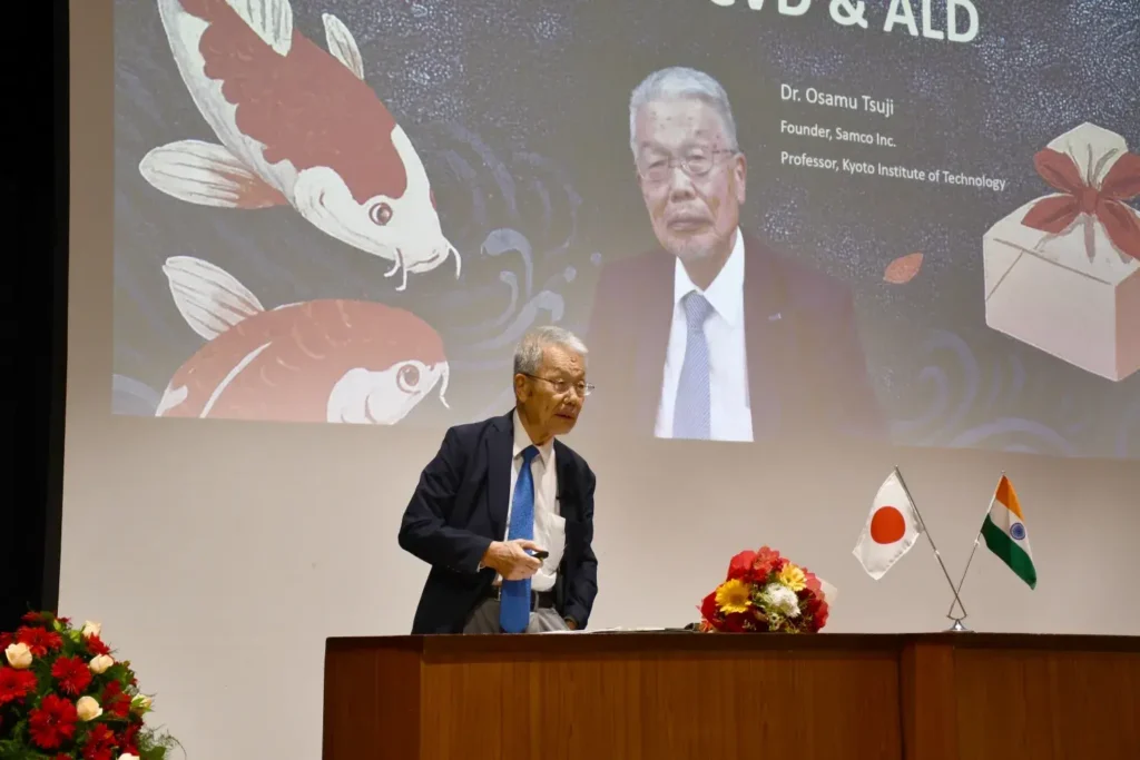 Dr. Osamu Tsuji during his Invited Lecture