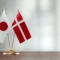 Japanese flag and Denmark flag