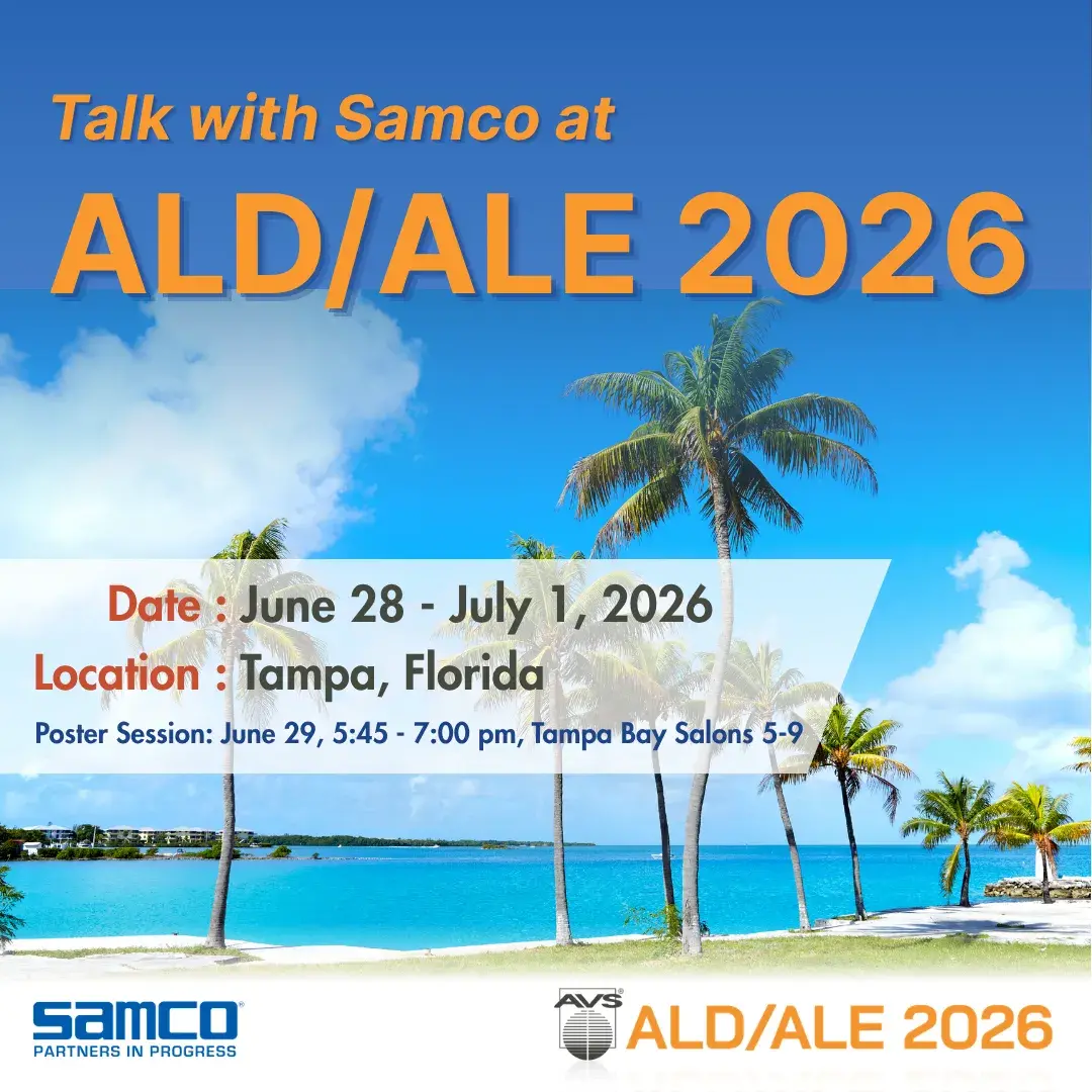 Visit Samco at ALD/ALE 2026, June 28 - July 1, 2026 at the JW Marriott Tampa Water Street, Tampa, Florida. See our poster presentation on June 29, 5:45 - 7:00 PM.